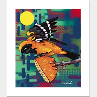 Orange-backed Oriole Posters and Art